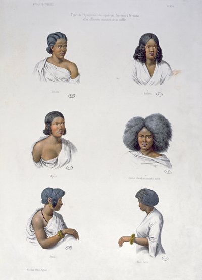 Natives of Abyssinia, engraved by Aumont, c.1840 by Dillon and Vignaud